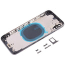 Back Cover with Camera Lens & SIM Card Tray & Side Keys for iPhone XS(Black)