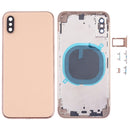 Back Cover with Camera Lens & SIM Card Tray & Side Keys for iPhone XS(Gold)