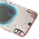 Back Cover with Camera Lens & SIM Card Tray & Side Keys for iPhone XS(Gold)