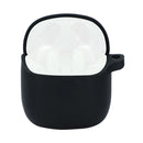 Wireless Earphones Pure Color Silicone Anti-fall Protective Case For JBL TUNE 220TWS(Black)