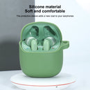 Wireless Earphones Pure Color Silicone Anti-fall Protective Case For JBL TUNE 220TWS(Wine Red)