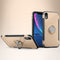 Magnetic 360 Degrees Rotation Ring Armor Protective Case for iPhone XR(Gold)