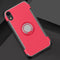 Magnetic 360 Degrees Rotation Ring Armor Protective Case for iPhone XR(Red)