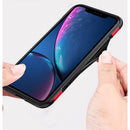 Magnetic 360 Degrees Rotation Ring Armor Protective Case for iPhone XR(Black)
