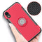 Magnetic 360 Degrees Rotation Ring Armor Protective Case for iPhone XR(Black)