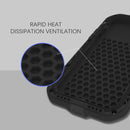 LOVE MEI Metal Dropproof + Shockproof + Dustproof Protective Case for iPhone X / XS (Black)