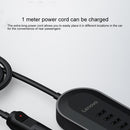 Original Lenovo HC06 2.4A Output 5 USB Ports Car Charger (Black)