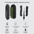 Original Lenovo HC06 2.4A Output 5 USB Ports Car Charger (Black)
