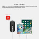 Original Lenovo HC06 2.4A Output 5 USB Ports Car Charger (Black)