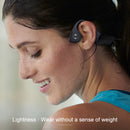 F806 Bluetooth 4.1 Bone Conduction Stereo Bluetooth Earphone(Grey)