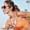 F806 Bluetooth 4.1 Bone Conduction Stereo Bluetooth Earphone(Blue)