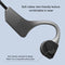 F806 Bluetooth 4.1 Bone Conduction Stereo Bluetooth Earphone(Blue)