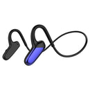 F808 Bluetooth 5.0 Waterproof Bone Conduction Sport Bluetooth Earphone(Blue)