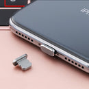 Universal 8 Pin Charging Port Metal Anti-Dust Plug for iPhone(Grey)