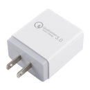 AR-QC-03 2.1A 3 USB Ports Quick Charger Travel Charger, US Plug (Grey)