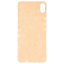 Easy Replacement Big Camera Hole Glass Back Battery Cover with Adhesive for iPhone XS(Gold)