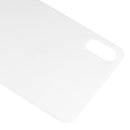 Easy Replacement Big Camera Hole Glass Back Battery Cover with Adhesive for iPhone XS(White)