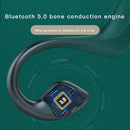 G100 Bluetooth 5.0 Wireless Ear-mounted Sports Waterproof Bone Conduction Earphone (Black)