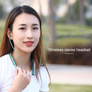 Neck-mounted Air Conduction Bluetooth Earphone with Magnetic Buckle, Support Call Vibration & Hands-free Calling & Battery Display & Multi-point Connection(Black)