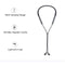Neck-mounted Air Conduction Bluetooth Earphone with Magnetic Buckle, Support Call Vibration & Hands-free Calling & Battery Display & Multi-point Connection(Black)