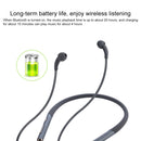 Neck-mounted Air Conduction Bluetooth Earphone with Magnetic Buckle, Support Call Vibration & Hands-free Calling & Battery Display & Multi-point Connection(Black)