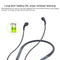 Neck-mounted Air Conduction Bluetooth Earphone with Magnetic Buckle, Support Call Vibration & Hands-free Calling & Battery Display & Multi-point Connection(Black)