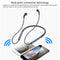 Neck-mounted Air Conduction Bluetooth Earphone with Magnetic Buckle, Support Call Vibration & Hands-free Calling & Battery Display & Multi-point Connection(Black)