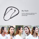 Neck-mounted Air Conduction Bluetooth Earphone with Magnetic Buckle, Support Call Vibration & Hands-free Calling & Battery Display & Multi-point Connection(Grey)