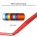 Neck-mounted Air Conduction Bluetooth Earphone with Magnetic Buckle, Support Call Vibration & Hands-free Calling & Battery Display & Multi-point Connection(Grey)