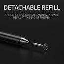 JOYROOM JR-BP560 Excellent Series Portable Universal Passive Disc Head Capacitive Pen with Replaceable Refill(Black)