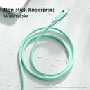 JOYROOM S-1224N2 1.2m 2.4A USB to 8 Pin Silicone Data Sync Charge Cable for iPhone, iPad(Purple)