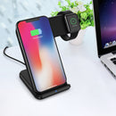 F11 Vertical Magnetic Wireless Charger for QI Charging Standard Mobile Phones & Apple Watch Series (Black)