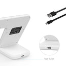 F11 Vertical Magnetic Wireless Charger for QI Charging Standard Mobile Phones & Apple Watch Series (Black)