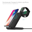F11 Vertical Magnetic Wireless Charger for QI Charging Standard Mobile Phones & Apple Watch Series (Black)