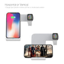 F11 Vertical Magnetic Wireless Charger for QI Charging Standard Mobile Phones & Apple Watch Series (White)