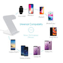 F11 Vertical Magnetic Wireless Charger for QI Charging Standard Mobile Phones & Apple Watch Series (White)