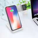 F11 Vertical Magnetic Wireless Charger for QI Charging Standard Mobile Phones & Apple Watch Series (White)