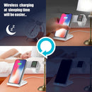 F11 Vertical Magnetic Wireless Charger for QI Charging Standard Mobile Phones & Apple Watch Series (White)