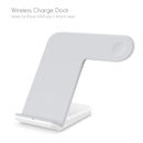 F11 Vertical Magnetic Wireless Charger for QI Charging Standard Mobile Phones & Apple Watch Series (White)