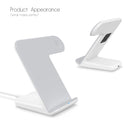 F11 Vertical Magnetic Wireless Charger for QI Charging Standard Mobile Phones & Apple Watch Series (White)