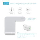 F11 Vertical Magnetic Wireless Charger for QI Charging Standard Mobile Phones & Apple Watch Series (White)