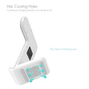 F11 Vertical Magnetic Wireless Charger for QI Charging Standard Mobile Phones & Apple Watch Series (White)