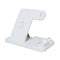W30 QI Vertical Wireless Charger for Mobile Phones & Apple Watches & AirPods & Apple Pencil, with Adjustable Phone Stand (White)