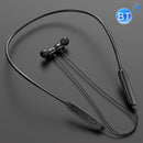 Bluetooth 5.1 Round Wire Neck-mounted Bluetooth Sports Earphone with Magnetic Function(Black)