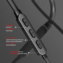 Bluetooth 5.1 Round Wire Neck-mounted Bluetooth Sports Earphone with Magnetic Function(White)
