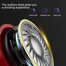 Bluetooth 5.1 Round Wire Neck-mounted Bluetooth Sports Earphone with Magnetic Function(White)