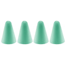 4 PCS Non-slip Mute Wear-resistant Nib Cover for Apple Pencil 1 / 2 (Mint Green)