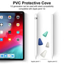 4 PCS Non-slip Mute Wear-resistant Nib Cover for Apple Pencil 1 / 2 (Mint Green)