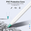 4 PCS Non-slip Mute Wear-resistant Nib Cover for Apple Pencil 1 / 2 (Mint Green)