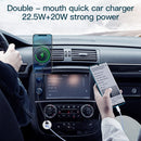 TOTU CACW-049 Rhinoceros Series Magsafe Car Air Outlet Vent Mount Clamp Holder 15W Fast Charging Qi Magnetic Wireless Charger For iPhone 12 Series(Black)